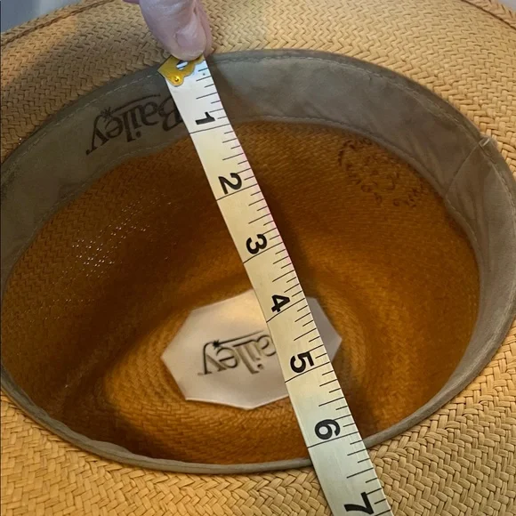 Unique Straw Hat, Wine Cork Accents - Picture 8 of 8